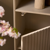 Starfurn - Boekenkast Madison - Beige - 45x55x200 cm