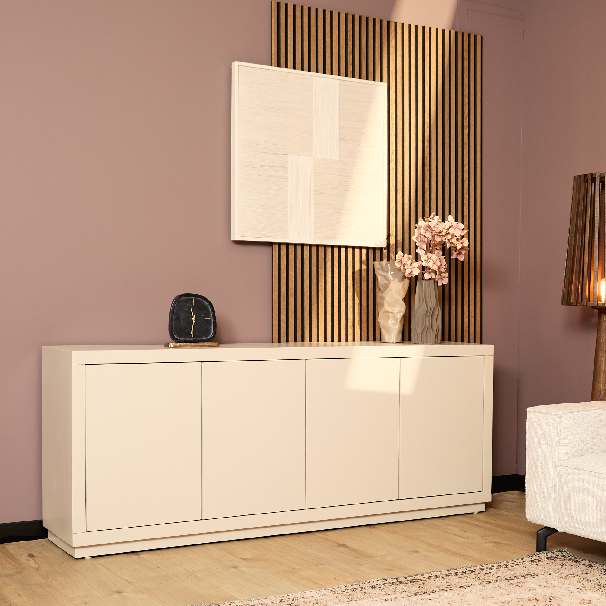 Starfurn - Dressoir Brussel - Beige - 45x200x80 cm