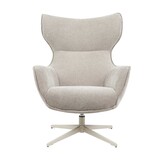 Starfurn - Fauteuil Julia - Taupe - 78x76x102 cm