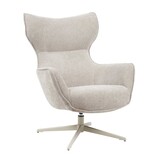 Starfurn - Fauteuil Julia - Taupe - 78x76x102 cm