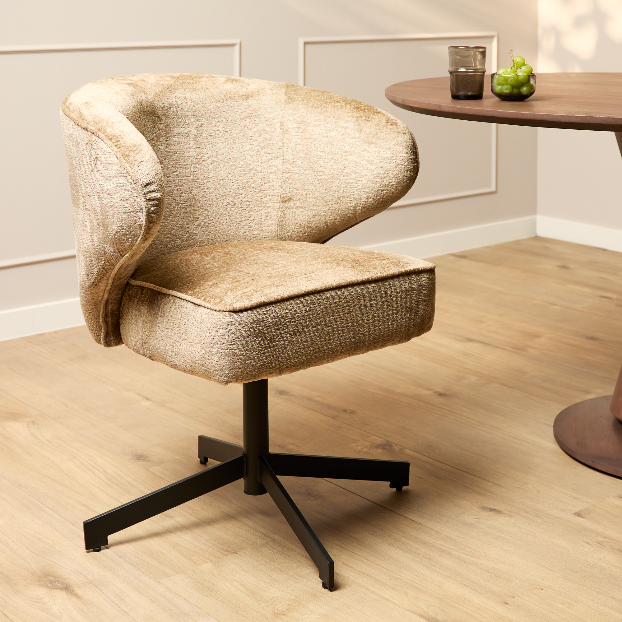 Starfurn - Eetkamerstoel Persie - Light Brown - Set van 2