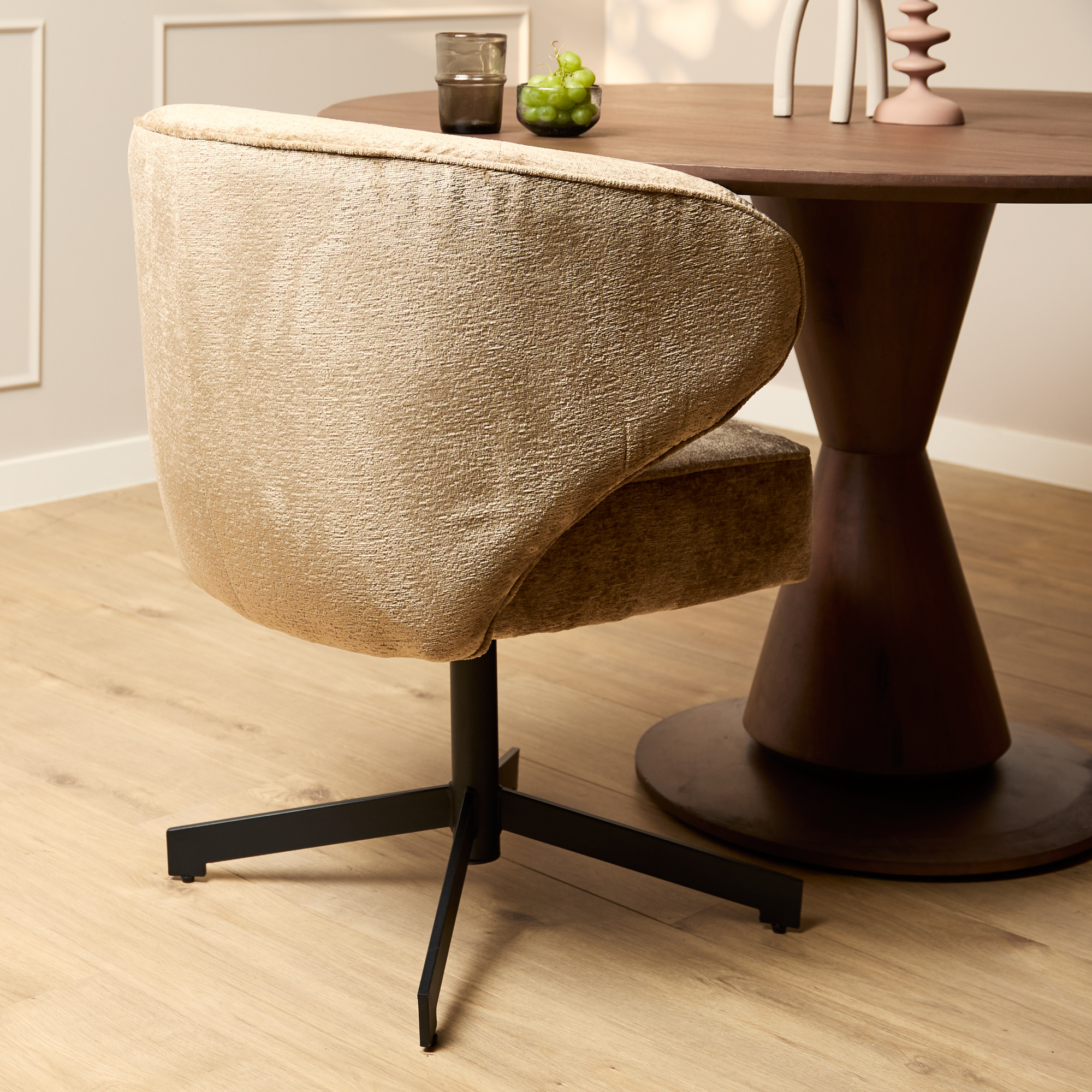 Starfurn - Eetkamerstoel Persie - Light Brown - Set van 2