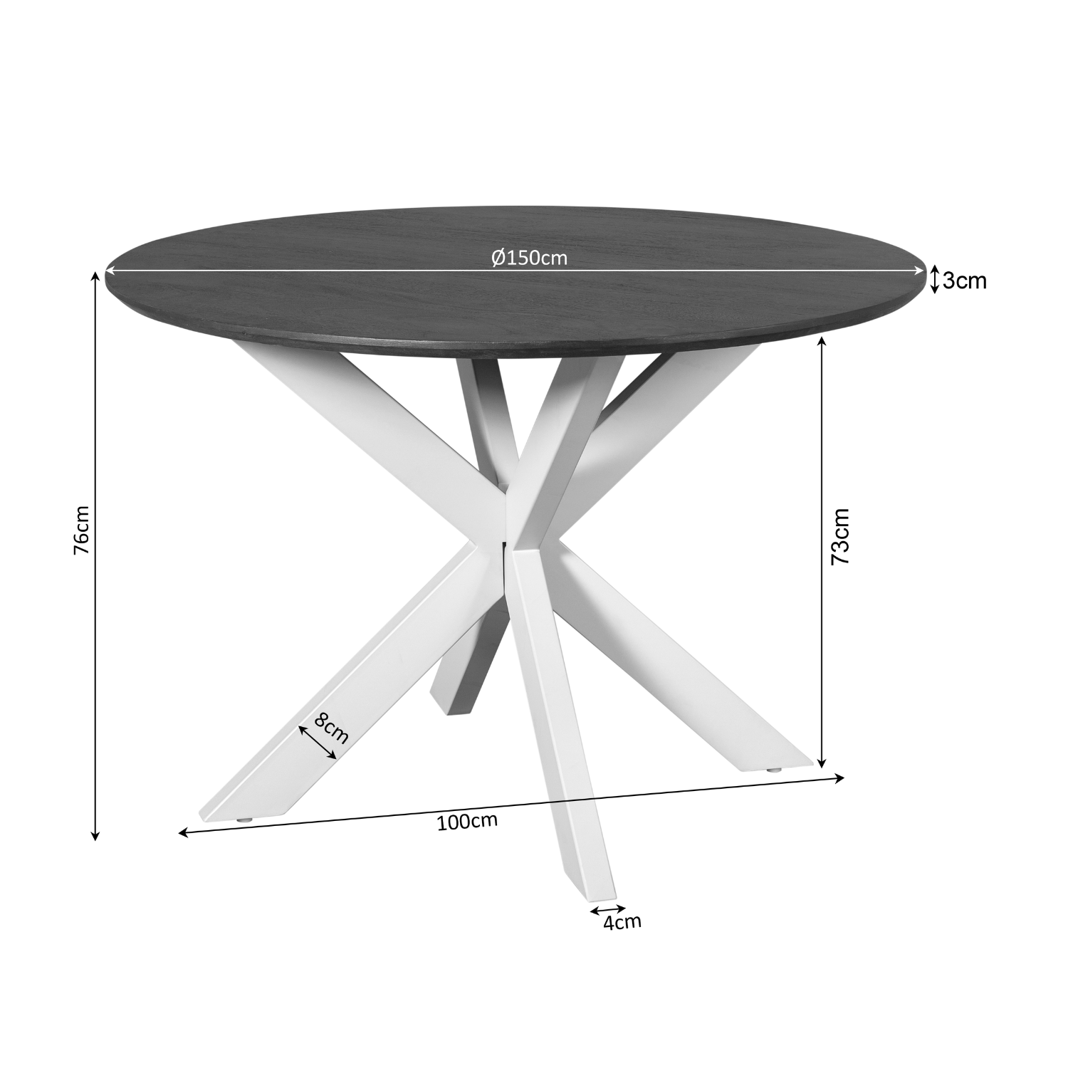 Starfurn - Eettafel Madison Natural - 150 cm