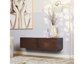 Starfurn - Zwevend tv meubel Vision Walnut - 120 cm