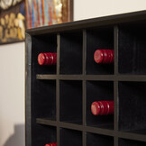 Starfurn - Wijnkast Madison Black - 55 cm