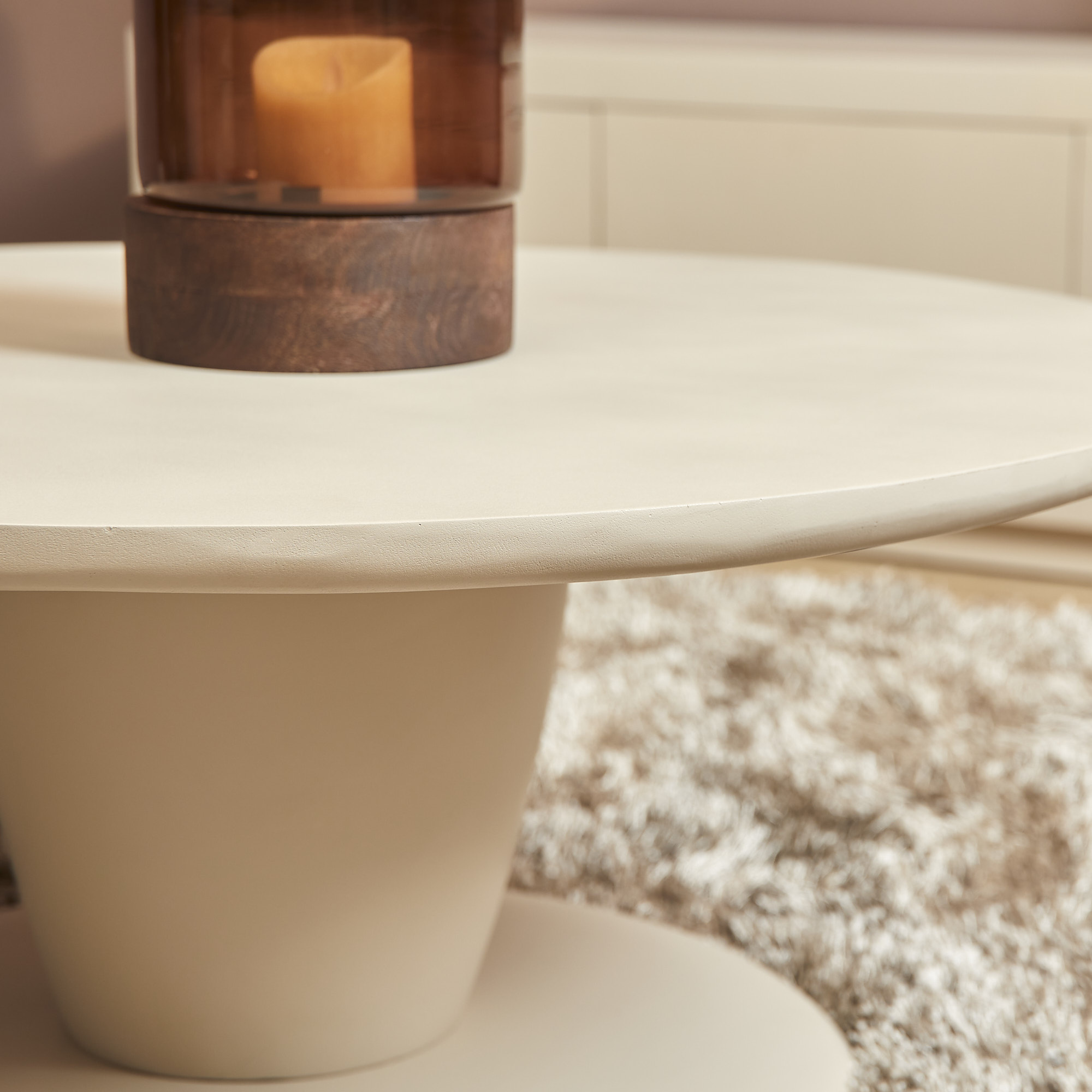 Starfurn - Salontafel Mabel - Wit - 90x90x38 cm