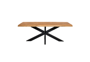 Starfurn - Boomstamtafel Denver - Bruin - 100x220x76 cm