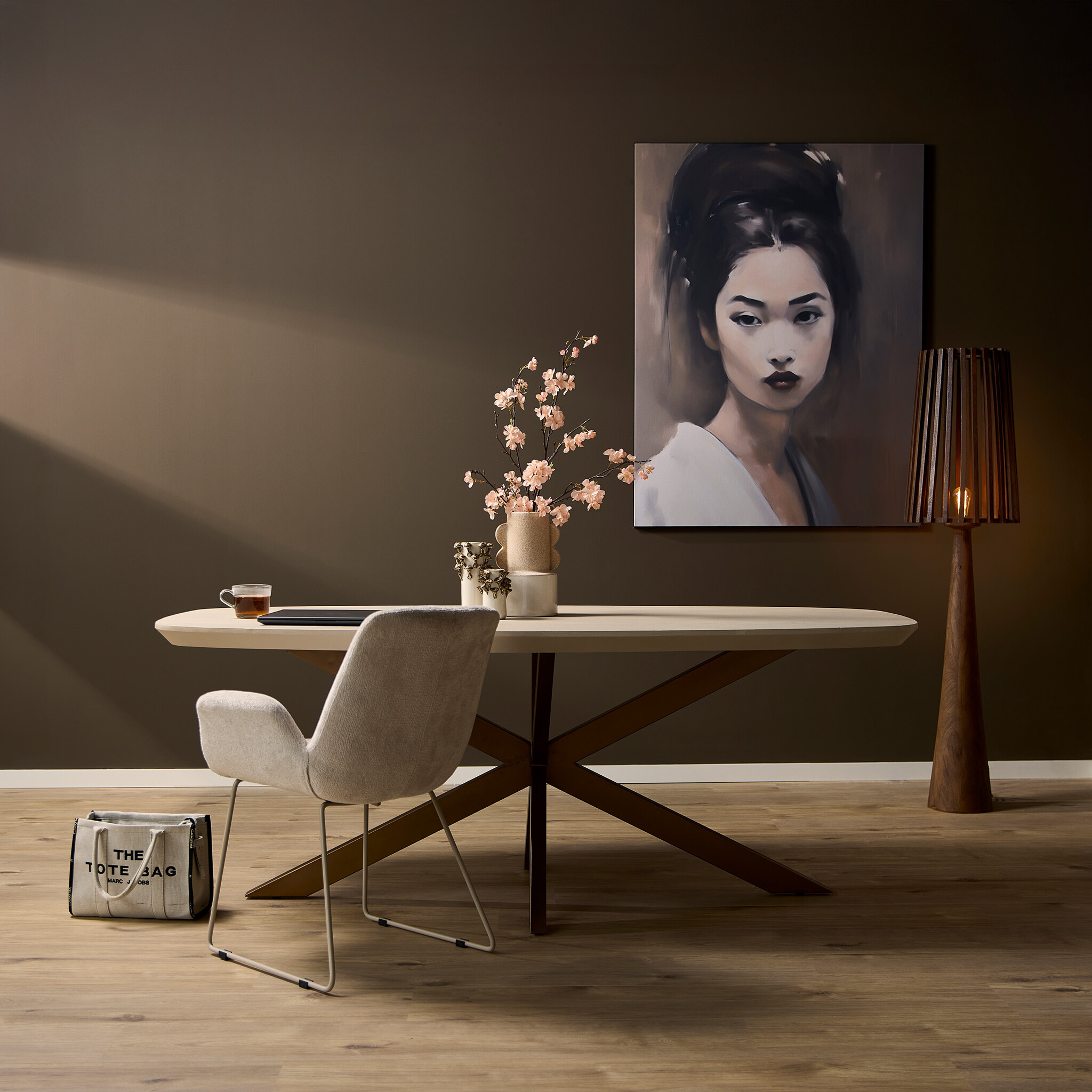 Starfurn - Eettafel Madison - Beige - 100x200x76 cm