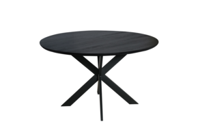Starfurn - Eettafel Ferris - Zwart - 130x130x76 cm
