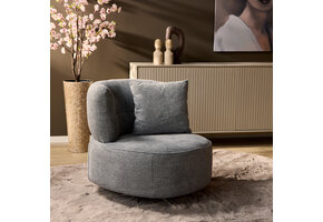 Starfurn - Fauteuil Fien - Grijs - 9x81x86 cm