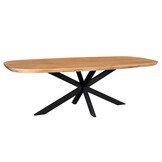 Starfurn - Eettafel Madison - Bruin - 100x200x76 cm