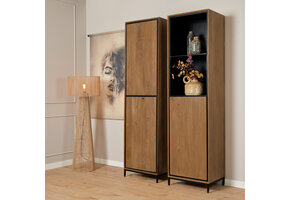 Starfurn - Boekenkast RichWood - Bruin - 45x60x220 cm