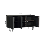 Starfurn - Dressoir Madison Black - 165 cm