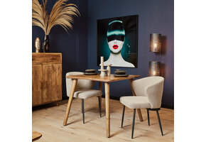 Starfurn - Eettafel Omaha - Bruin - 90x90x76 cm