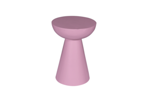 Starfurn - Bijzettafel Owen - Roze - 30x30x42 cm