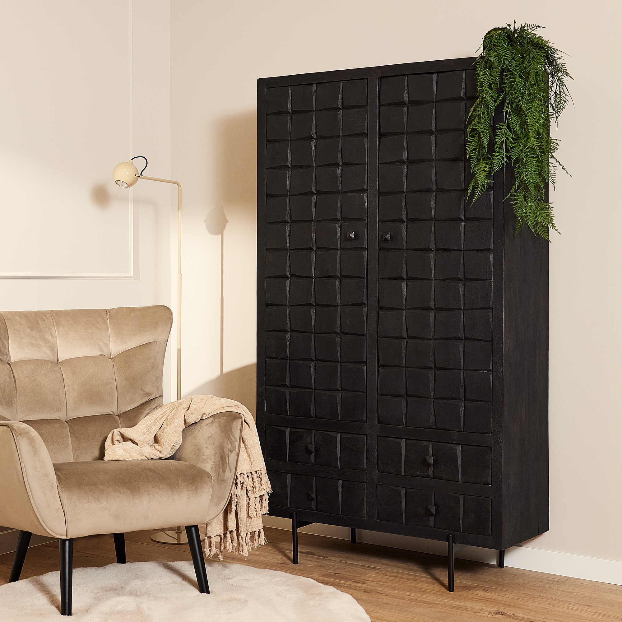 Starfurn - Kabinet Brandy Black - 100 cm