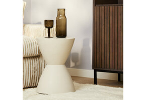 Starfurn - Bijzettafel Abbey - Wit - 33x33x45 cm