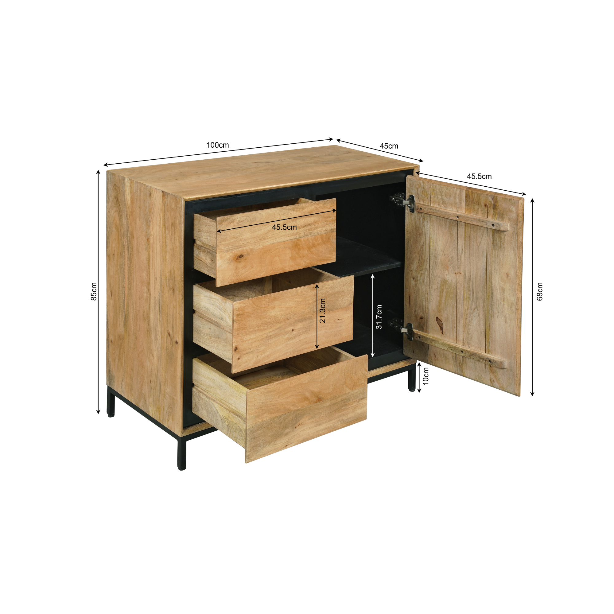 Starfurn - Kabinet kast RichWood - 100 cm