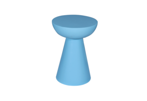 Starfurn - Bijzettafel Owen - Blauw - 30x30x42 cm