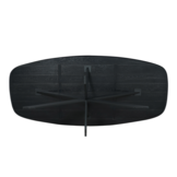 Starfurn - Eiken eettafel Ferris - Deens Ovaal 200 cm - Zwart