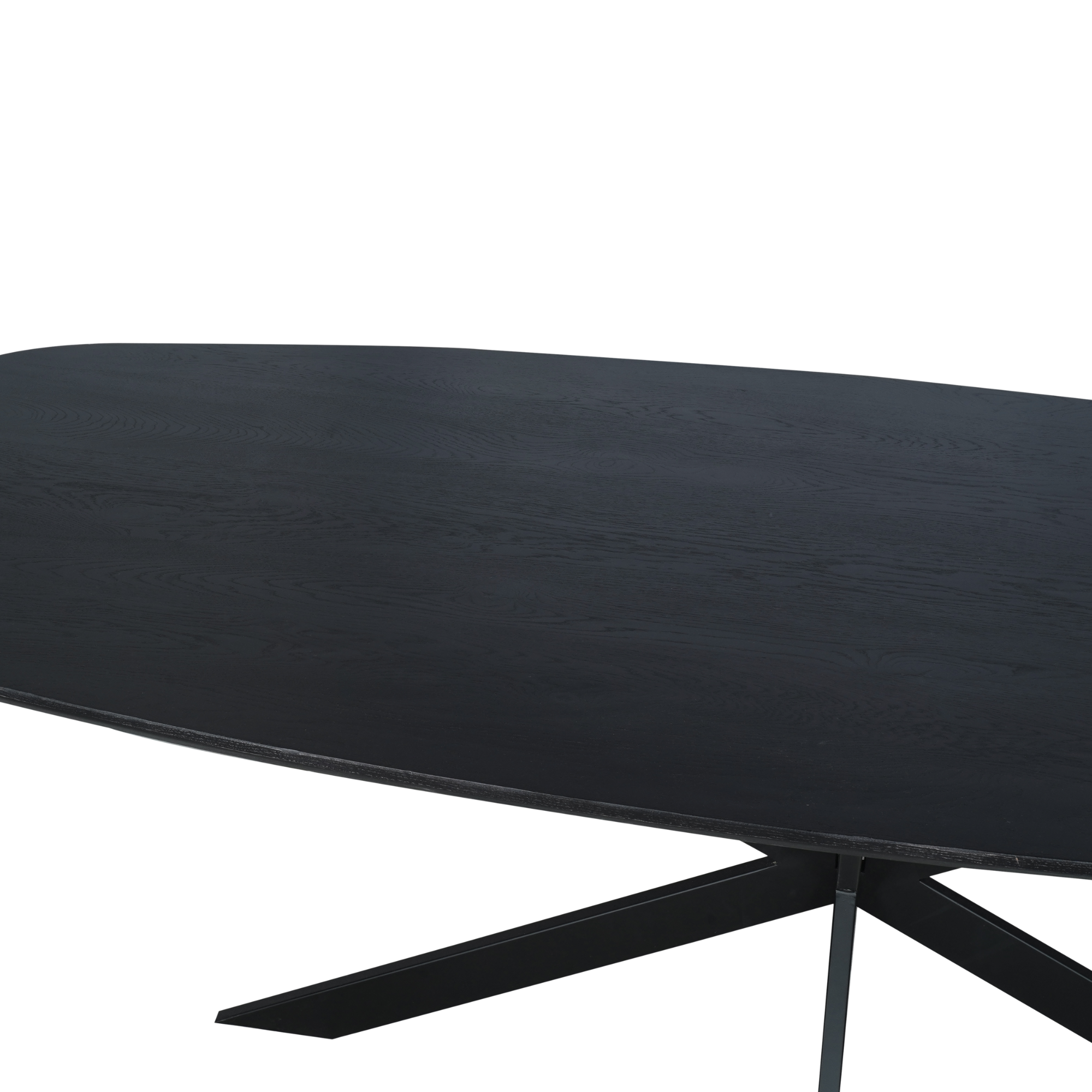Starfurn - Eettafel Ferris - Zwart - 100x200x76 cm