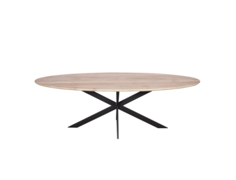 Starfurn - Eiken eettafel Ferris - Ovaal 210 cm - Naturel