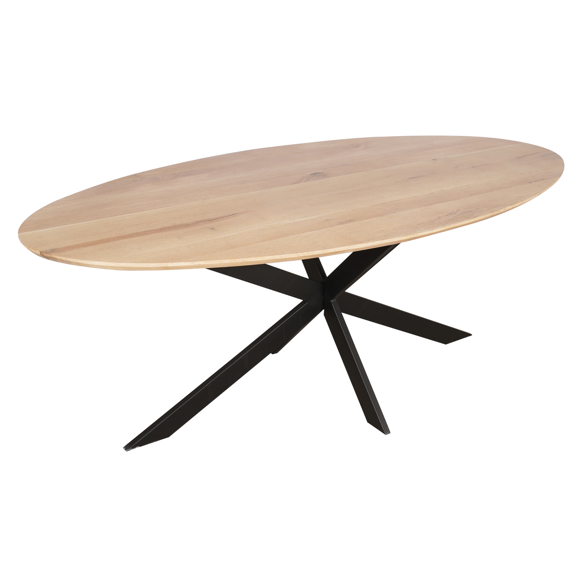 Starfurn - Eiken eettafel Ferris - Ovaal 210 cm - Naturel