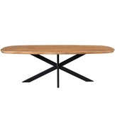 Starfurn - Eettafel Madison - Bruin - 110x240x76 cm
