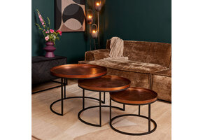 Starfurn - Salontafel Clive - Koper - 70x70x50 cm