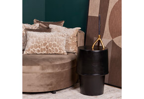 Starfurn - Bijzettafel Kacy - Zwart - 36x36x60 cm