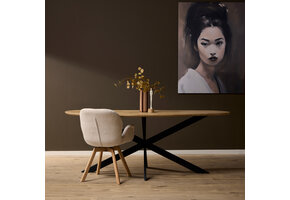 Starfurn - Eettafel Lou - Bruin - 110x240x76 cm