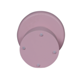 Starfurn - Bijzettafel Drum - Roze - 40x40x42 cm