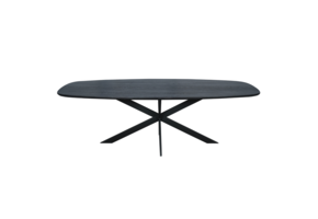 Starfurn - Eettafel Ferris - Zwart - 110x240x76 cm