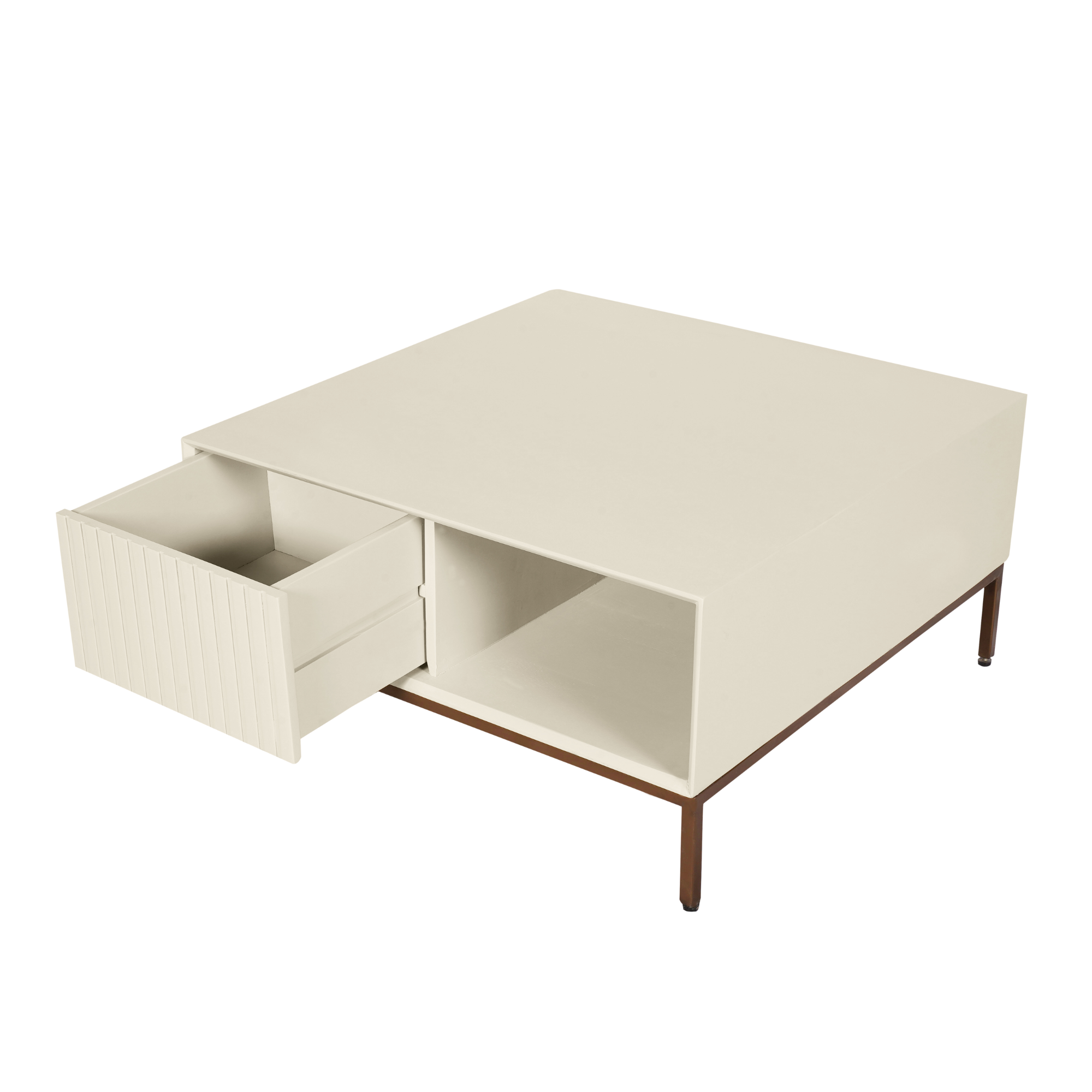 Starfurn - Salontafel Madison - Beige - 80x80x40 cm