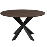 Starfurn - Eettafel Madison - Zwart - 130x130x76 cm
