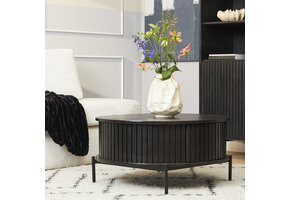 Starfurn - Salontafel Madison - Zwart - 80x80x40 cm