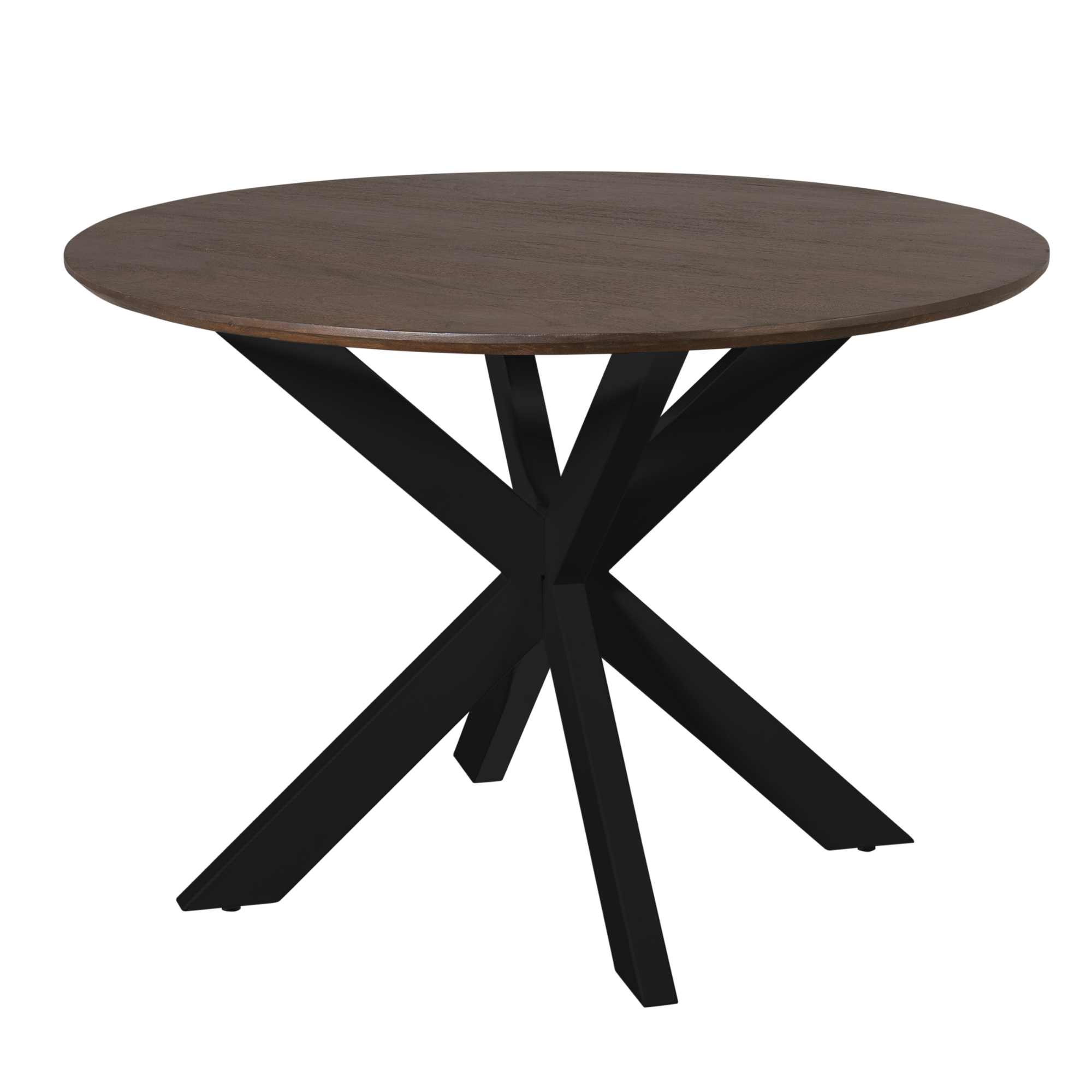 Starfurn - Eettafel Madison - Zwart - 110x110x76 cm