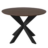 Starfurn - Eettafel Madison - Zwart - 110x110x76 cm