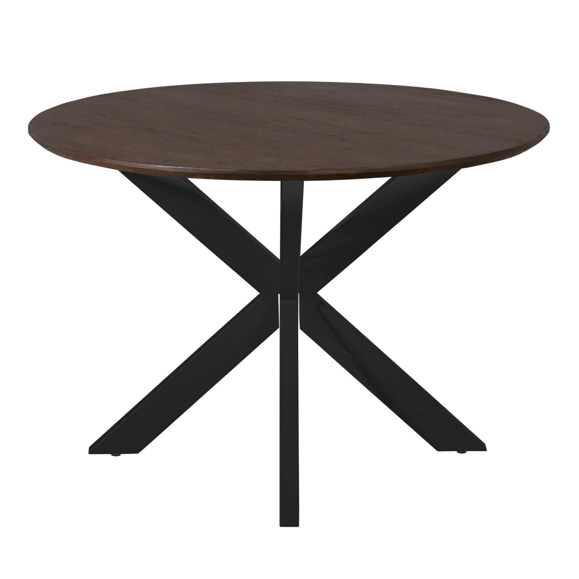 Starfurn - Eettafel Madison - Zwart - 110x110x76 cm