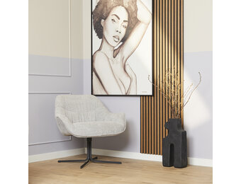 Starfurn - Fauteuil Mila - Light Grey