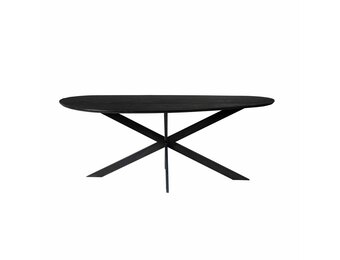 Starfurn - Eettafel Cloud - 180 cm - Eiken - Zwart