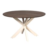 Starfurn - Eettafel Madison - Bruin - 130x130x76 cm
