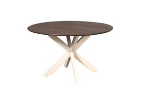 Starfurn - Eettafel Madison - Bruin - 130x130x76 cm