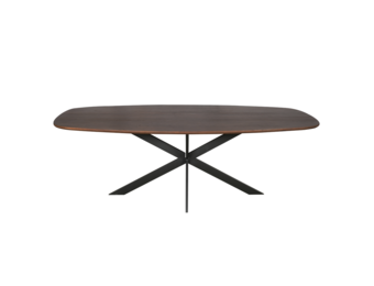 Starfurn - Eiken eettafel Ferris - Deens Ovaal 240 cm - Walnoot