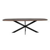 Starfurn - Eiken eettafel Ferris - Deens Ovaal 240 cm - Walnoot