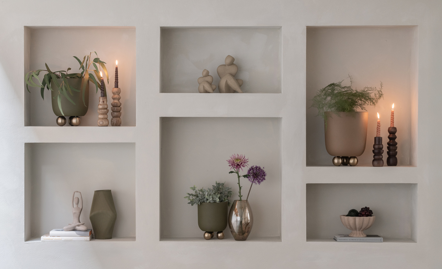 Present Time - Beeld Abstracto Tip Small - Zachtbruin