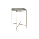 Leitmotiv - Bijzettafel Meseta - Warmgrijs