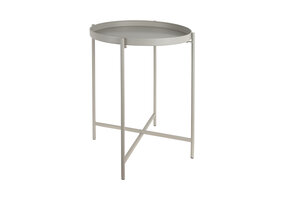 Leitmotiv - Bijzettafel Meseta - Warmgrijs