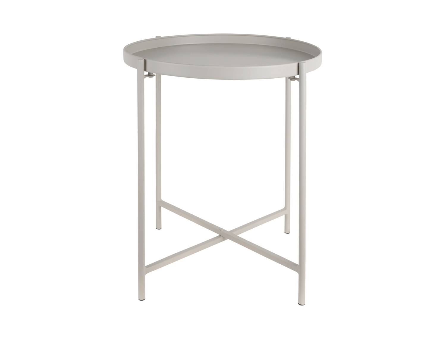 Leitmotiv - Bijzettafel Meseta - Warmgrijs