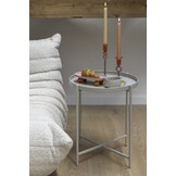 Leitmotiv - Bijzettafel Meseta - Warmgrijs